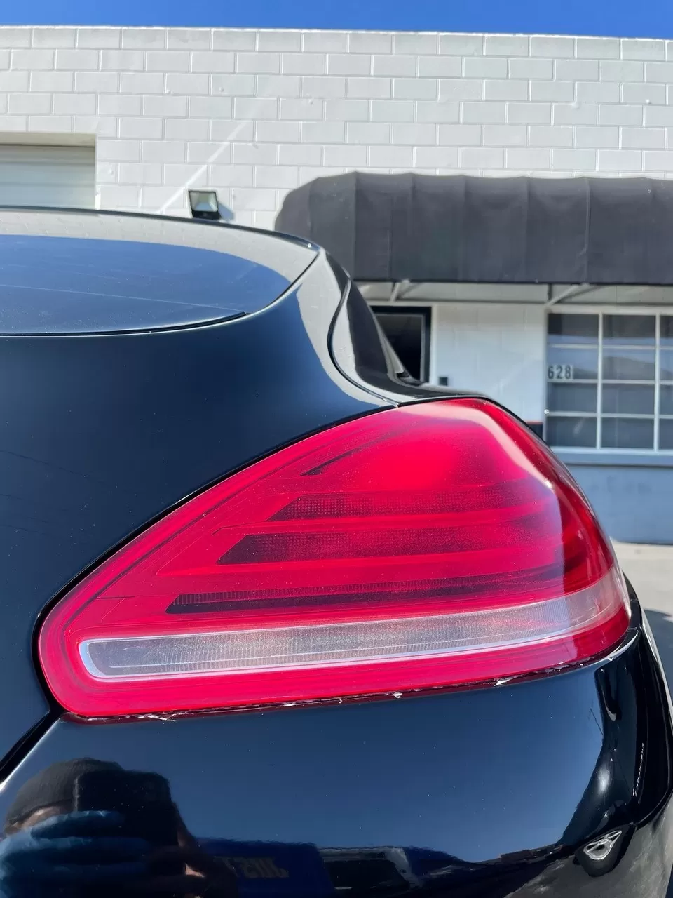 Rear Taillights on a Porsche Panamera in Costa Mesa, NJ