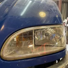 Headlight restoration peterbilt tractor corona ca 4
