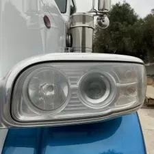 Peterbilt truck headlight restoration corona ca 1