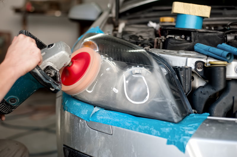 Cloudy headlight repair